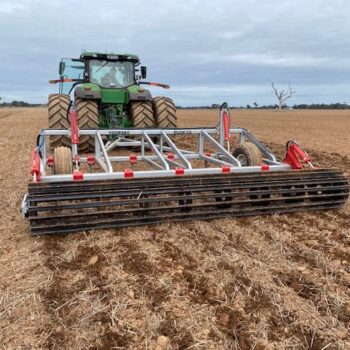 Yeomans trailing plow high HP john deere crumble roller