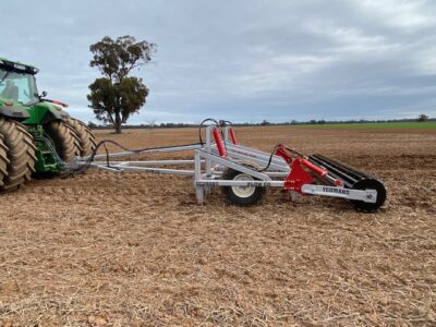 Yeomans trailing plow high HP john deere crumble roller