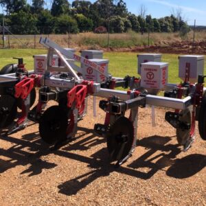 Yeomans keyline plow, wombat points and tickle pot seeders