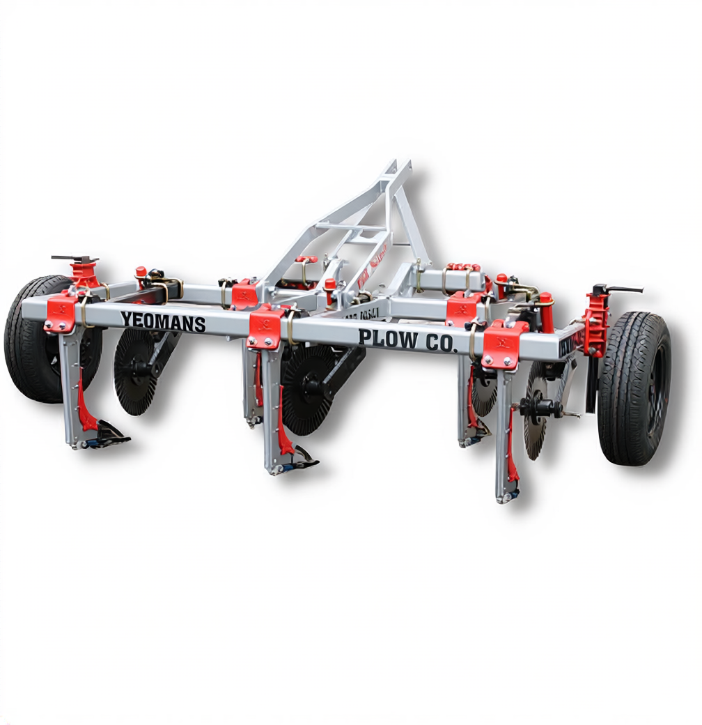 GP39 Yeomans GP39 plow with wombat point shanks cultivators ripple bar height control