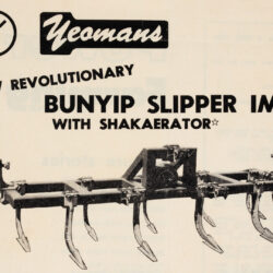 Yeomans Bunyip Slipper plow new old school cool, add newspaper