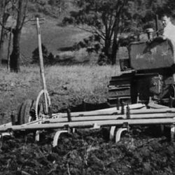 Yeomans old photo of original plow keyline creator