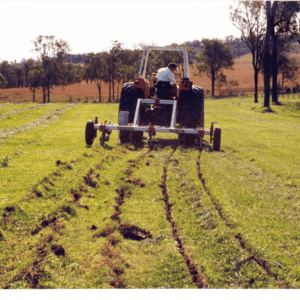 Yeomans cultivation contrast sub soil aeration ground rejuvenation , improvement of soil and hummus, keyline plow - fitted with coulters