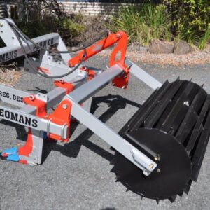 Yeomans R56 Plow with Hydraulic Crumble Roller, fixed shanks