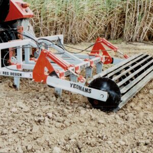 Yeomans Keyline plow fitted with hydraulic crumble roller and fixed shanks - sugarcane