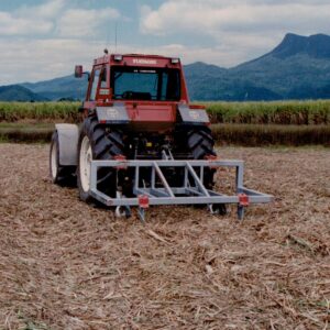 Yeomans Keyline plow fitted with fixed shanks - sugarcane