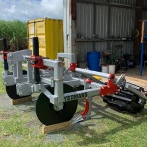 Yeomans JA Series Keyline Plow is a high‑clearance, two‑beam, three‑point linkage plow designed for sugar cane fitted with crumble rollers