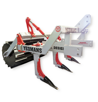 Yeomans R56 plow - 3 shanks and x arm crumble roller