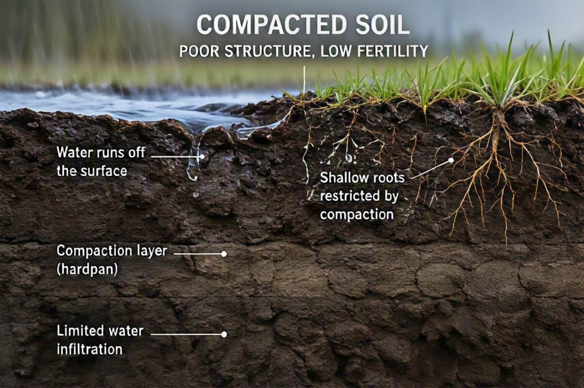 compacted soil